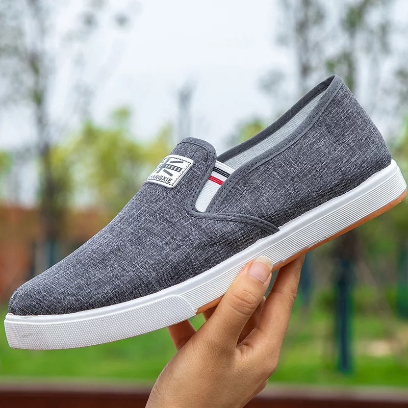 √2022 Summer breathable men's casual old Beijing cloth shoes men's fashion Korean sports running shoes