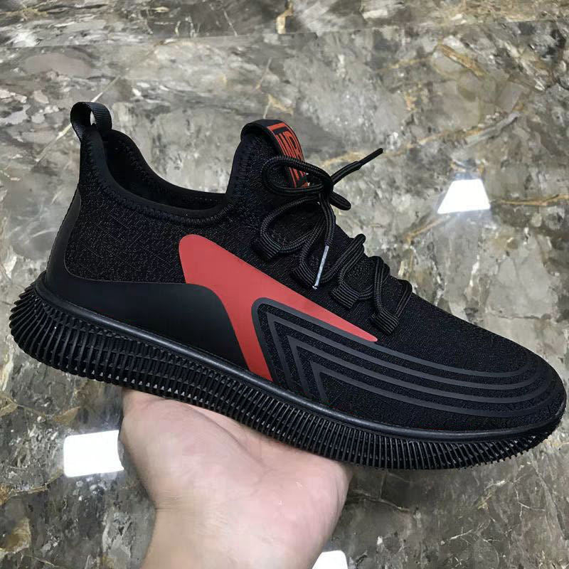 Men's shoes New spring sports shoes Men's fashion casual casual casual breathable junior high school running men's shoes