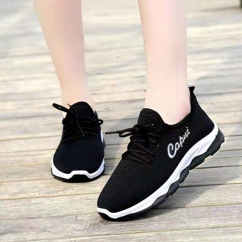 Spring and autumn and winter women's shoes sneakers casual shoes running shoes cloth trend mother shoes