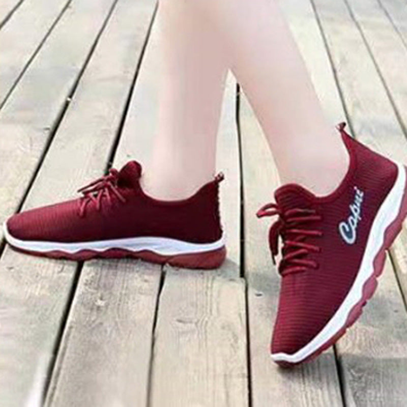 Spring and autumn and winter women's shoes sneakers casual shoes running shoes cloth trend mother shoes