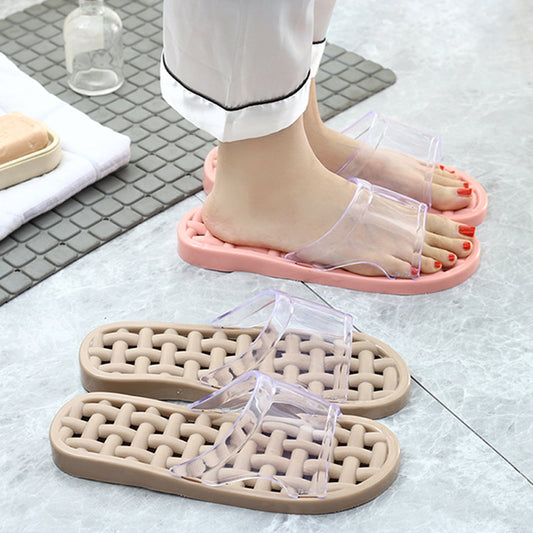 Leaky mop slippers for male and female couples parent-child home leisure dormitory apartment bathing waterproof flip-flops wholesale dropshipping