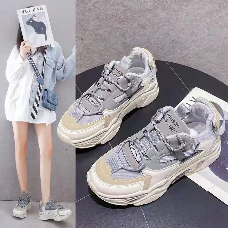 2022 summer new sports shoes Women's breathable dad's shoes Live broadcast Broken size shoes Stock tail shoes Low price processing shoes