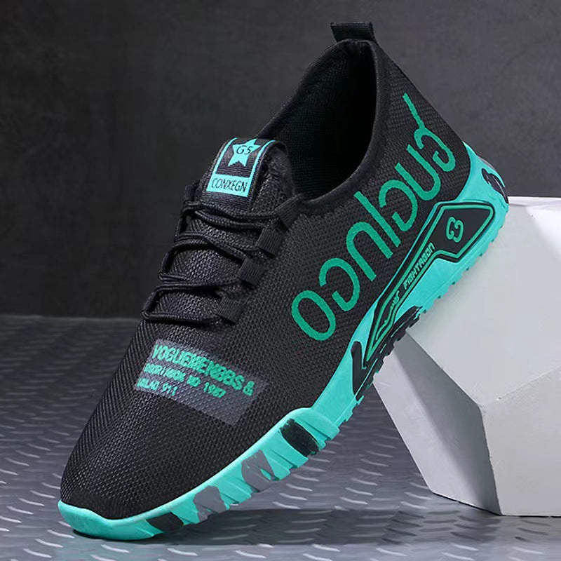 Men's shoes New spring sports shoes Men's fashion casual casual casual breathable junior high school running men's shoes