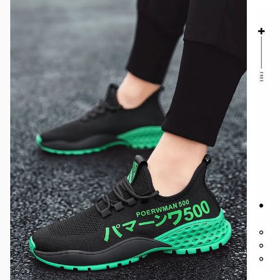 2021 New Men's Shoes Casual Korean Autumn Breathable Running Shoes Cloth Shoes Antiodorous Wear resistant Damp Shoes Casual Sports Shoes