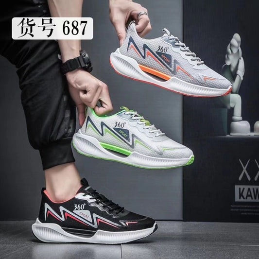 2022 men's sneakers stock processing shoes wholesale low price broken size shoes tail goods live broadcast stall breathable running shoes