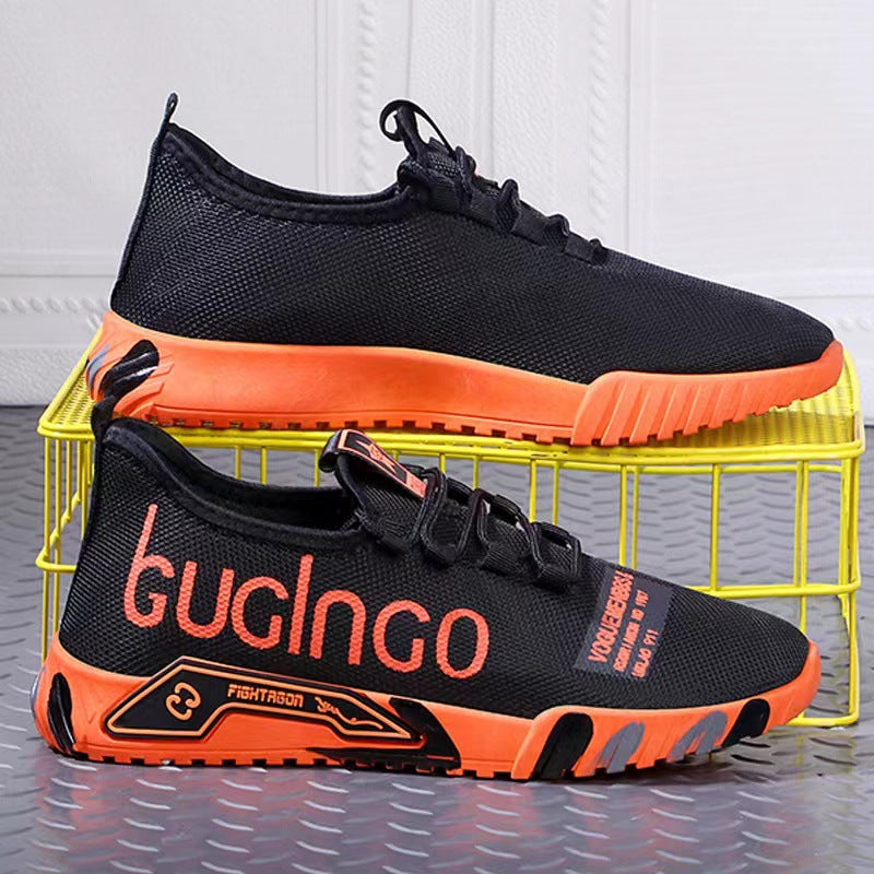 Men's shoes New spring sports shoes Men's fashion casual casual casual breathable junior high school running men's shoes