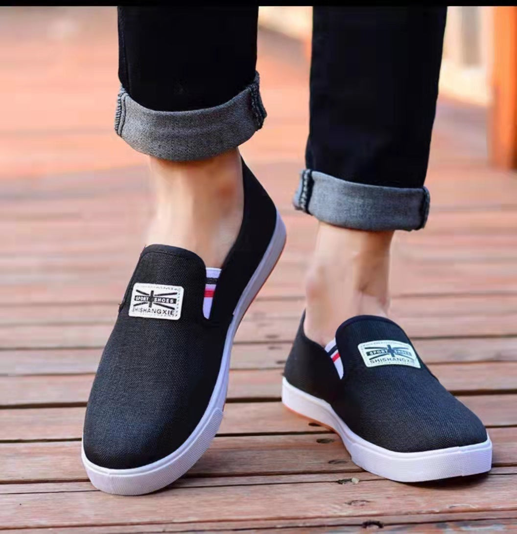 √2022 Summer breathable men's casual old Beijing cloth shoes men's fashion Korean sports running shoes