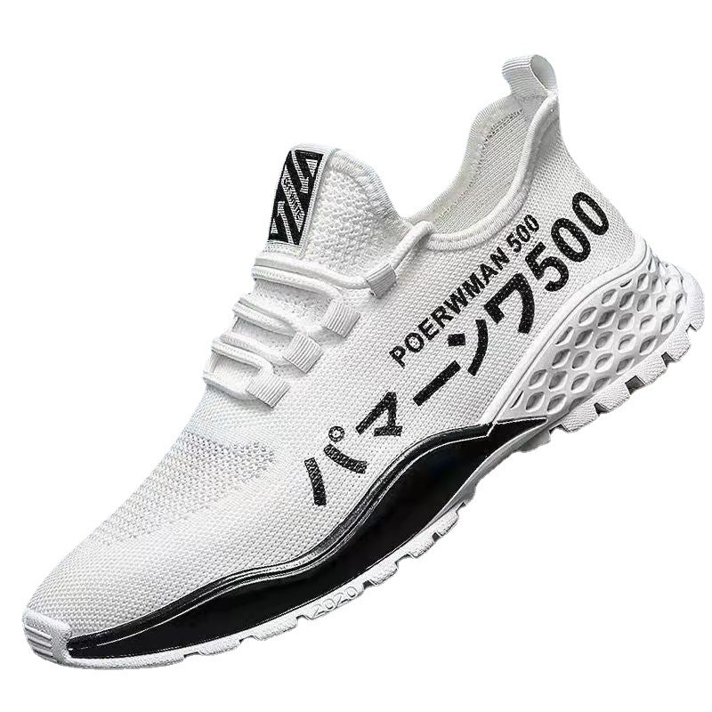 2021 New Men's Shoes Casual Korean Autumn Breathable Running Shoes Cloth Shoes Antiodorous Wear resistant Damp Shoes Casual Sports Shoes