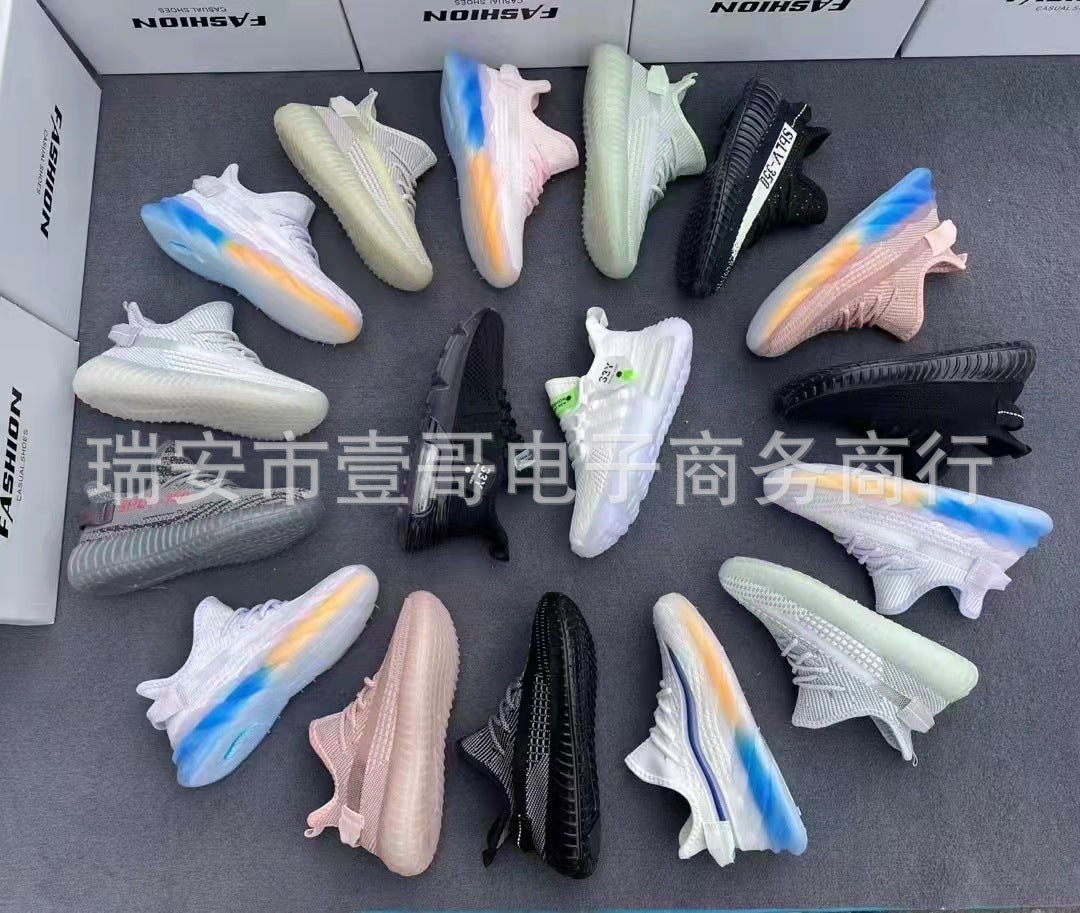 Wenzhou Miscellaneous Floor Stall Shoes Wholesale Broken Size Casual Sports Single Shoes Processing 2-10 yuan Model Sale