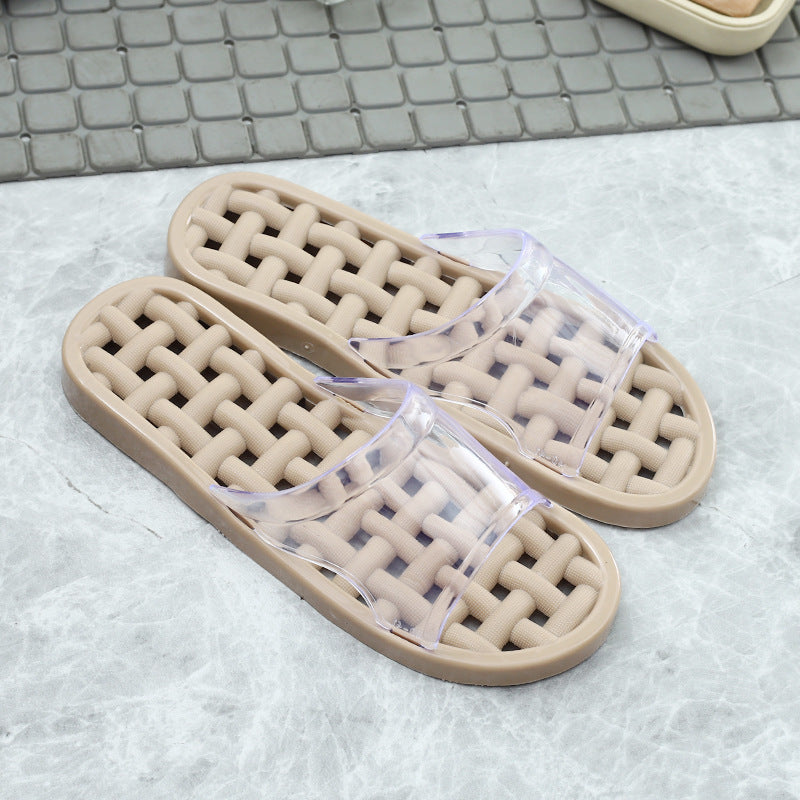 Leaky mop slippers for male and female couples parent-child home leisure dormitory apartment bathing waterproof flip-flops wholesale dropshipping