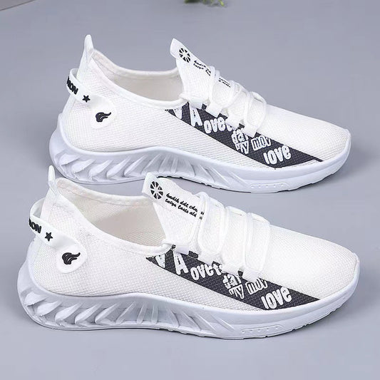 New Men's Shoes Casual Korean Warm Men's Sneakers Running Shoes Shock Absorbing Running Shoes Dad's Shoes Men's Fashion Shoes