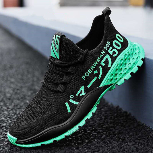 2021 New Men's Shoes Casual Korean Autumn Breathable Running Shoes Cloth Shoes Antiodorous Wear resistant Damp Shoes Casual Sports Shoes