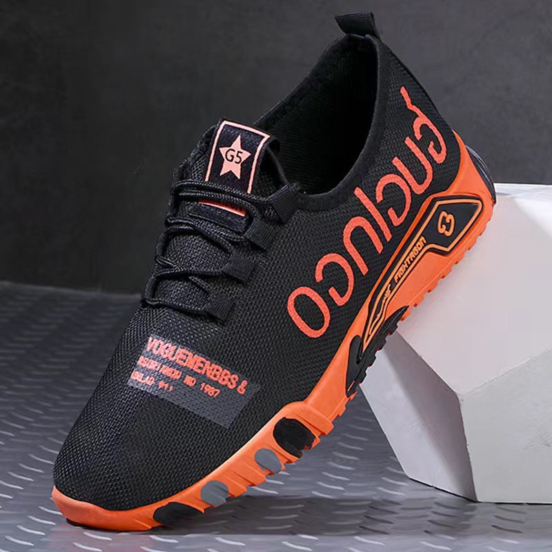 Men's shoes New spring sports shoes Men's fashion casual casual casual breathable junior high school running men's shoes