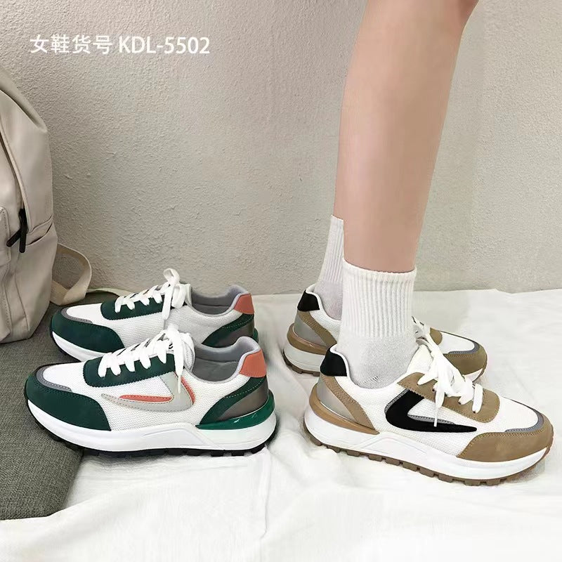 2022 Spring New Women's Sports Shoes Stock Handling Shoes Broken Size Shoes Tail Goods Breathable Running Shoes Foreign Trade Booth Shoes