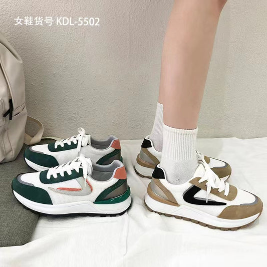 2022 Spring New Women's Sports Shoes Stock Handling Shoes Broken Size Shoes Tail Goods Breathable Running Shoes Foreign Trade Booth Shoes