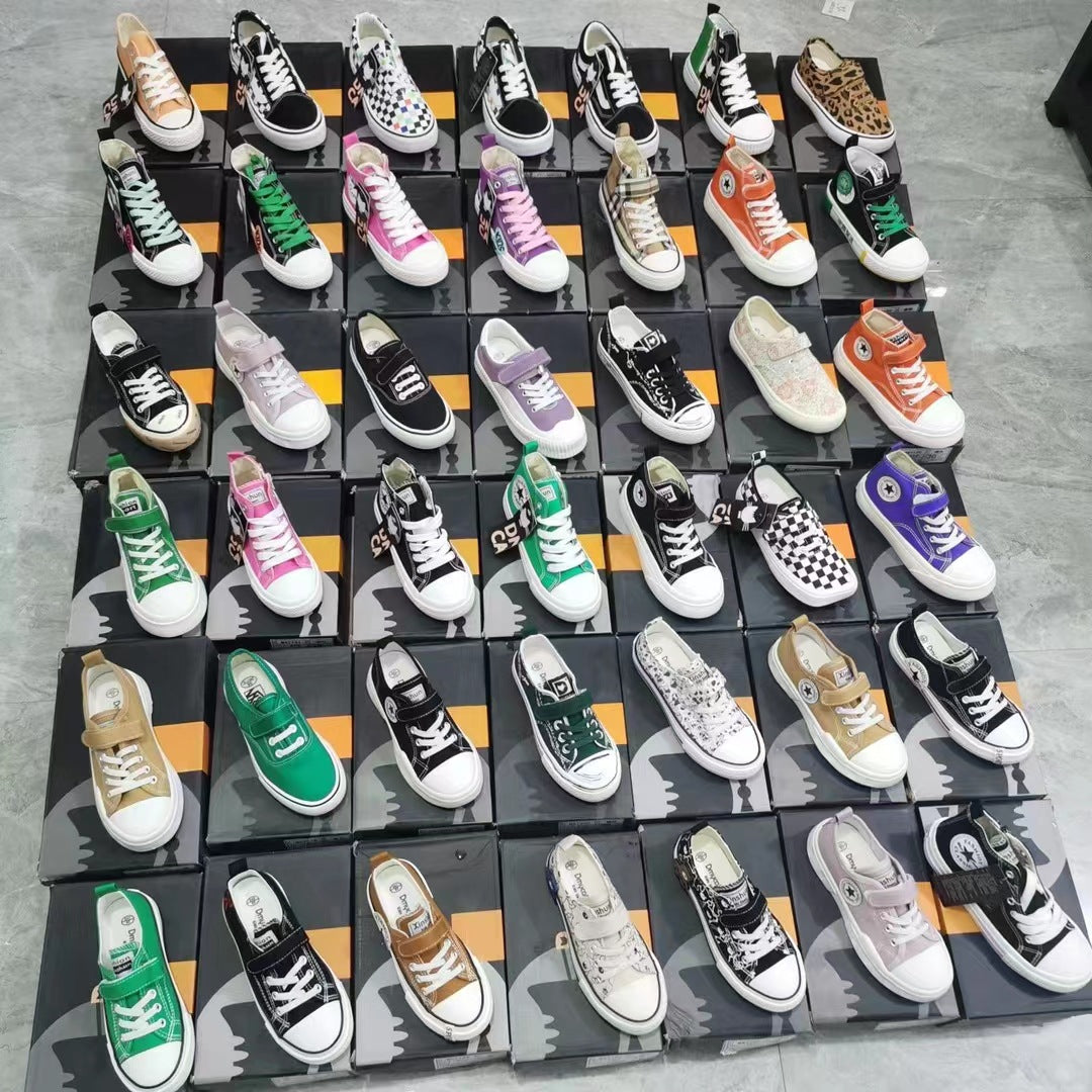 【Men's and women's sneakers wholesale】Night market stall shoes wholesale source sneakers, daddy shoes, casual shoes supply